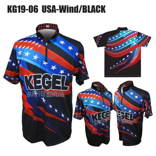ケーゲルKG19-06USAウィンドブラック昇華名入れ有り