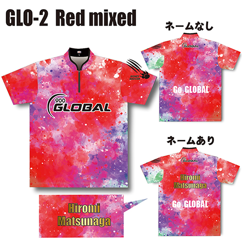 ABSハニーバジャーウェアレッドミックスドGLO-2名入れ有り