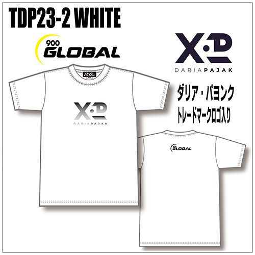 ABSダリアモデルTシャツTDP23-02ホワイト