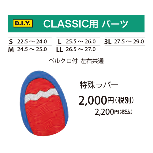 ABS特殊ラバークラシック(TPU)用