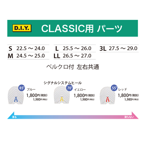 ABSシグナルシステムヒールクラシック(TPU)用